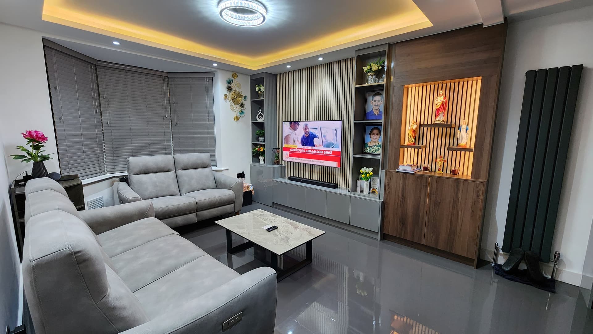 Living room before refurbishment